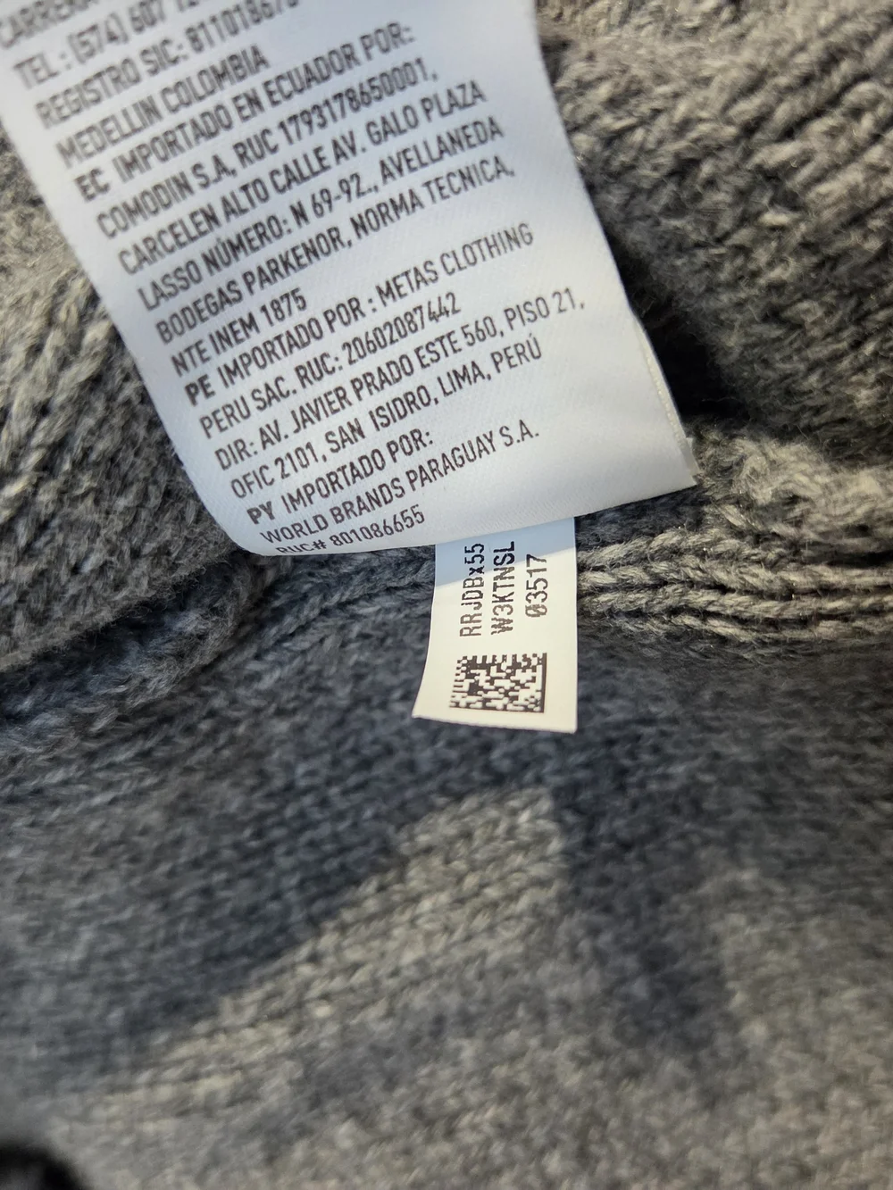 American Eagle Outfitters Gray Crewneck Hoodie Sweater with Black Stripes
